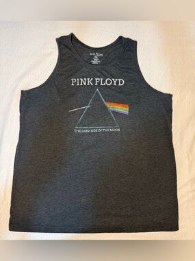 Pink Floyd Charcoal Tank with Prism and Rainbow